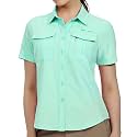 Haimont Women's UPF 50+ Short Sleeve Hiking Button Down Shirt