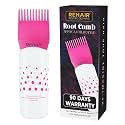 Hair Applicator bottle for hair dyeing, hair oiling (Pink &amp; White)