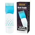 Hair Applicator bottle for hair dyeing, hair oiling (Blue &amp; White)