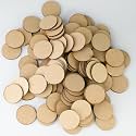 Hair Band Making Materials – Elastic Hair Bands, Lock Connectors & MDF Round Base Discs | DIY Hair Accessories & Complete Making Kit (Multiple Options Available) (250 Pcs, 1 Inch MDF)