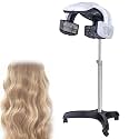 Hair Color Processor,with LCD Display,with 5 Heating Discs,360° Swivel Adjustable Arm,for Drying, Dyeing, Perming Hanging Vertical