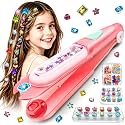 Hair Gem Stamper Kit, Birthday Party Gifts Toys for Girls Ages 3 4 5 6 7-12