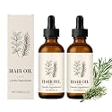 Hair Oil – Botanical Scalp Oil with Herbal Infusion – Lightweight Daily Nourishment for Dry Scalp &amp; Edges – Plant-Based Formula for All Hair Types – 2oz (2pcs)