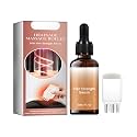 Hair Oil + Drainage Massage Roller Set, Hair Care Oil with Castor Oil and Mineral Oil, Hair Strength Serum Oil for Dry, Damaged & Split Ends, 30ML (1Fl Oz)