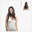 Hair Originals 100% Natural Human Hair Clip In Color Streaks (24 Inches, Single Clip, Natural Brown)