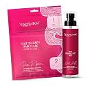 MakeMeeBold Hair Repair & Heat Protection Combo | Heat Therapy Hair Mask with Self-Heating Cap + Heat Protectant Spray 200ml | Deep Repair for Dry, Damaged & Frizzy Hair | Smooth, Shiny & Strong Hair