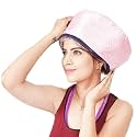 Hair Spa Kit For Women | Hairs Steamer | [ Pink ] Cap For Hairs | Head Steamer For Hair At Home | Heat Spa Kit | Steam Cap