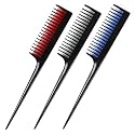 Hair Styling Combs Plastic Detangling Set Tip Tail 3pcs