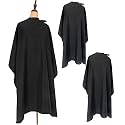 Haircut Cape Black Hair Cutting Salon Barber Capes Waterproof hairdressing for Clients Men Adults (3PCS-Barber Capes)