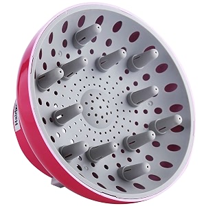 hairizone universal hair diffuser adaptable for blow dryers with d-17-inch to 26-inch for curly or wavy hair roseo