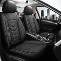 HAIYAOTIMES Leather Car Seat Covers Full Set
