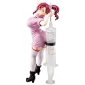 Hakoirimusume World's End Harem: Akane Ryuzouji Dressing up Nurse Figure 1/6 Scale Multicolor, 10.2inches
