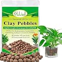 Halatool 2LB Leca Clay Pebbles for Plants, 4-16mm Hydro Balls for Drainage