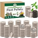 Halatool 300 Pcs 30mm Peat Pellets for Seedlings, Seed Starter Soil