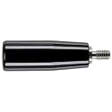 Halder 24530.0041 Cylinder Grip Black D1 = 23 mm/D2 – M10 Steel