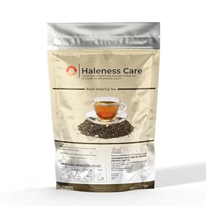 haleness care black darjeeling tea  pack of 1 month 60 cups  black tea  weight loss  weight management  fat burner  reduce tummy  100 pure amp natural - rose ginger cloves cardamom