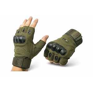 half finger motorcycle riding gloves for men hard knuckle bike and cycling gloves with adjustable wrist strap and breathable hand protection for hiking gym and biking