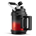 POWCAN 64 oz Insulated Water Jug, 2-in-1 Straw Spout Lid, Dual Handle, Leakproof, Keep Cold 48H, Half Gallon Stainless Steel Water Bottle for Daily, Hydration, Picnic, Travel, Gym, Workout (Ace)