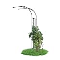 Half Garden Arch Trellis, 7.9FT Metal Arbor for Climbing Plants Outdoor