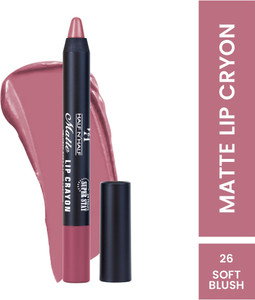 half n half matte lip 26 soft blush 35 g
