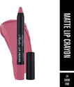Half N Half Matte Lip Crayon Velvet Soft|Long Lasting|Non-Transfer|24h Super Stay (Pink, 3.5 g)