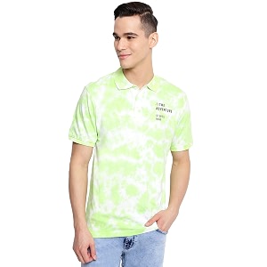 Half Sleeve Polo Neck Cotton Tshirt for