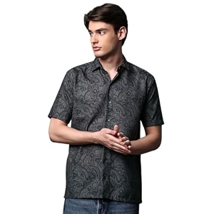 Half Sleeve Relaxed Fit Mens Casual Shirt