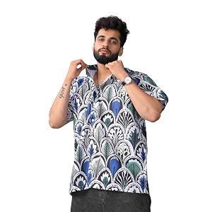 Half Sleeve Relaxed Fit Mens Casual Shirt