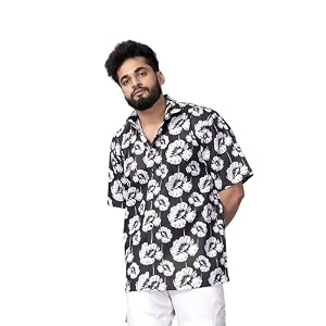 Half Sleeve Relaxed Fit Mens Casual Shirt