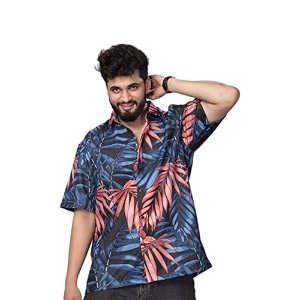 Half Sleeve Relaxed Fit Mens Casual Shirt