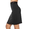 Half Slips for Under Dress Women Underskirt Dress Extender Lace Trim Knee Length
