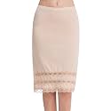 Half Slips for Under Dress Women Underskirt Dress Extender Lace Trim Knee Length