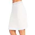 Half Slips for Under Dress Women Underskirt Dress Extender Lace Trim Knee Length