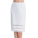 Half Slips for Under Dress Women Underskirt Dress Extender Lace Trim Knee Length