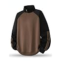 Half Ziper Self Design Sweatshirt for MenDC-HZS-P