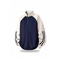 Half Ziper Self Design Sweatshirt for MenDC-HZS-P