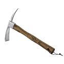 Haliaeetus Pick Axe, Stainless Steel Mattock, Garden Pick with Wood Handle