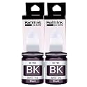 Haline GI-790 Premium Ink Black 135ml Ink Bottle for Canon PIXMA G1000, G1010, G1100, G2000, G2002, G2010, G2012, G3000, G3010, G3012, G4000 Printers (2 Pcs Black)