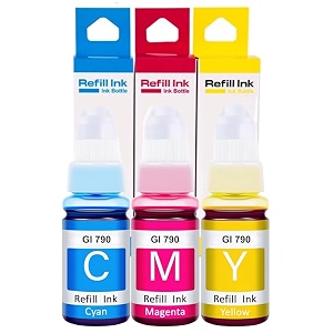 haline gi-790 premium ink cyan yellow magenta 70ml ink bottle for canon pixma g1000 g1010 g1100 g2000 g2002 g2010 g2012 g3000 g3010 g3012 g4000 printers