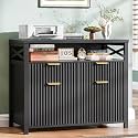 Halitaa Fluted 4 Drawers Home Office File