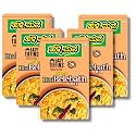 HALLIMANE BisiBeleBath Mix - 200g - Instant Bisibelebath Contain 12.6g High Protein Per 100g Serving - 100% Veg Ready To Cook &amp; Eat - Pure And Sure Snacks - Easy Cook &amp; Traditional Recipe| Pack of 5