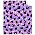 Halloween Black Cats Blanket Gifts Super Soft Fleece Throw Blankets Air Conditioning Blanket Blanket for Couch Bed 120x90 in for Family