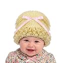 Halloween Cabbage Costume Yarn Wig, Beige 2, High Ponytail