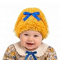 Halloween Cabbage Costume Yarn Wig, Yellow 2, High Ponytail