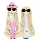 Halloween Cowgirl Porch Goose Accessory Western Decor Set, 5-Pieces
