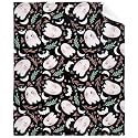 Halloween Ghosts Baby Blanket Gifts Super Soft Swaddle Newborn Cozy Baby Receiving Blanket Stroller Throw Blanket for Crib 40x30 XSmall for Puppy