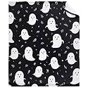 Halloween Ghosts Blanket Gifts Super Soft Fleece Throw Blankets Cozy Flannel Air Conditioning Blanket Blanket for Couch Bed 120x90 Extra Large for Family