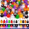 Halloween Mini Resin Ducks Glow in the Dark Novelty Party Favors, 150