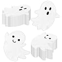 Halloween Napkins, 80pcs White Ghost Napkins Disposable Halloween Paper Napkins White Halloween Decor Boo Napkins for Kids Adults Spooky Ghost Party Decorations