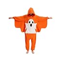 Halloween Onesie Adult Ghost Face Pajamas Ghost Costume Women Cosplay Suit